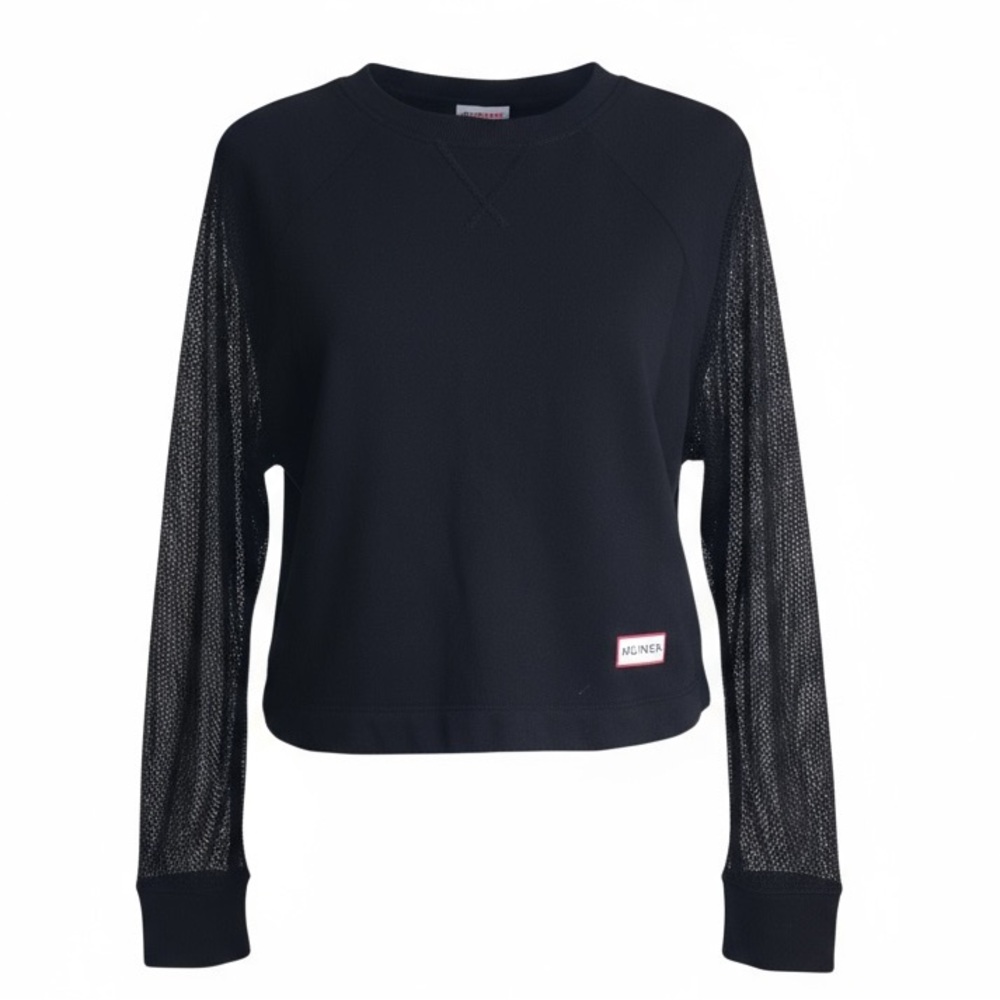 Hunter / Target collab black with mesh sleeves crop top. Size small GUC - Picture 5 of 5